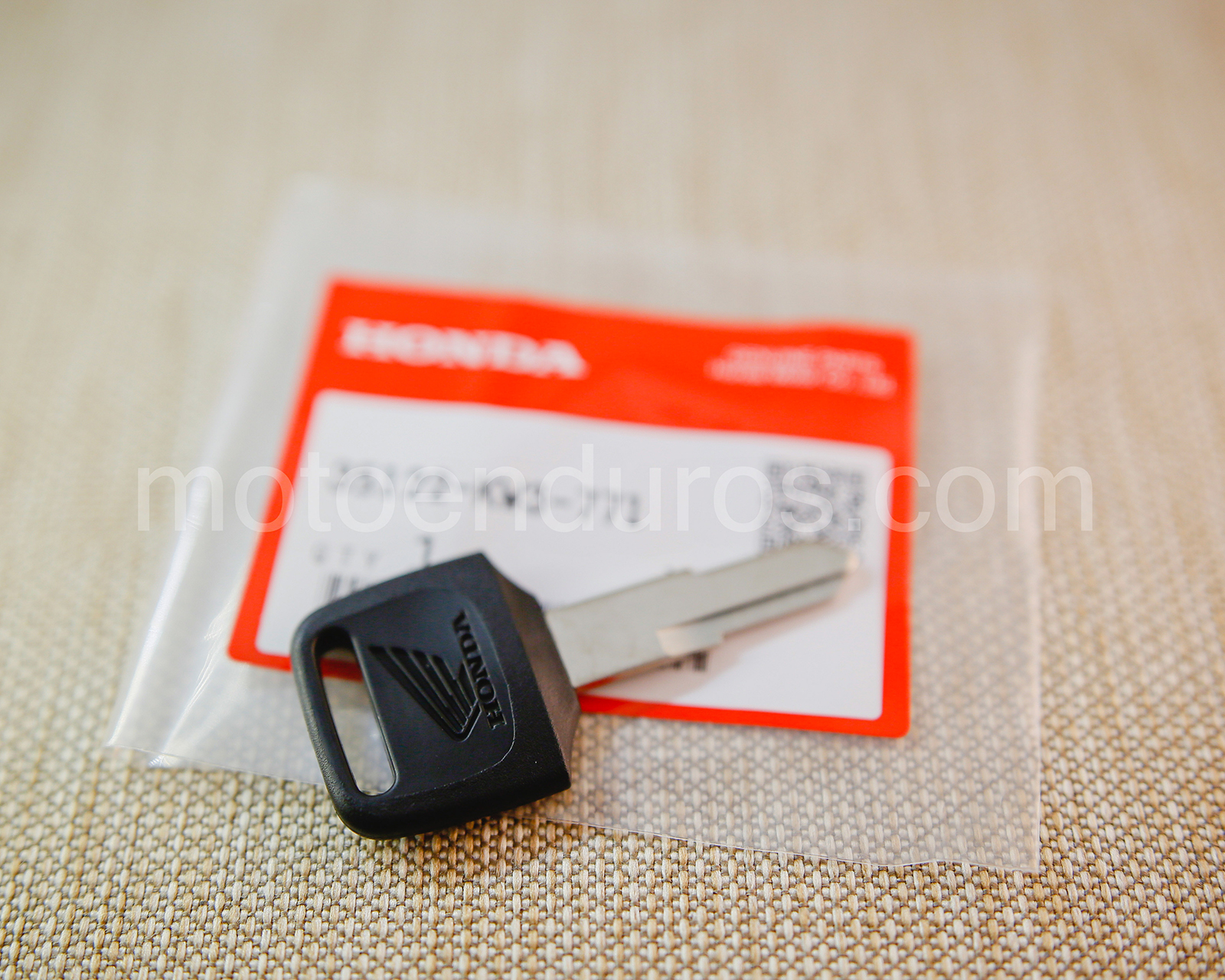 Genuine Honda (Type 2) blank ignition key blade for Honda XR650L - 35122-KW3-771 - Image 2